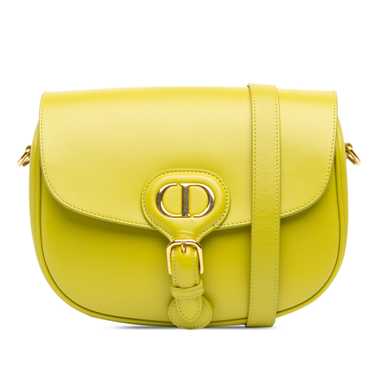 Green Dior Medium Leather Bobby Crossbody