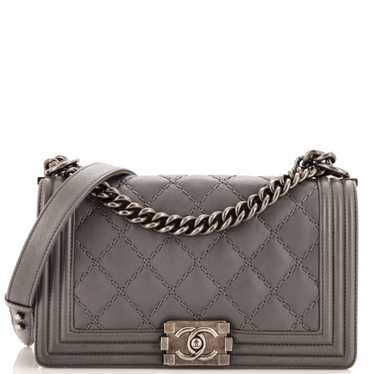 CHANEL Stitch Boy Flap Bag Quilted Calfskin Old Me