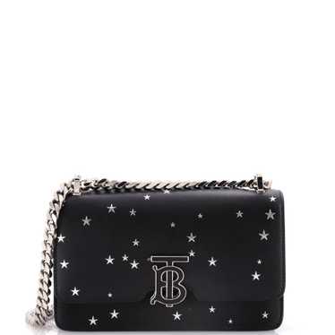 Burberry TB Flap Chain Bag Printed Leather Mini