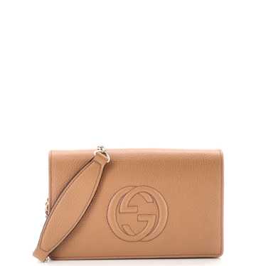 GUCCI Soho Wallet on Chain Leather