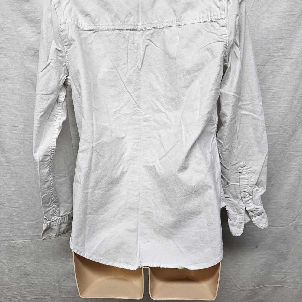 90s/y2k Abercrombie & Fitch Women's White Button … - image 3