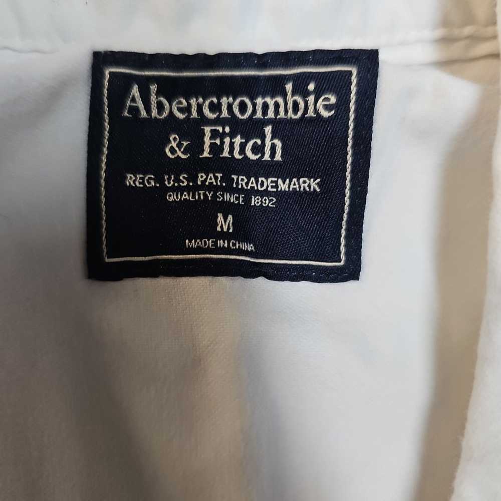 90s/y2k Abercrombie & Fitch Women's White Button … - image 5