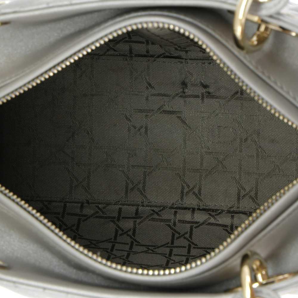 Christian Dior Lady Dior Bag Cannage Quilt Lambsk… - image 5