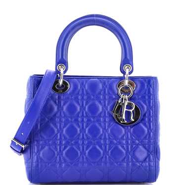 Christian Dior Lady Dior Bag Cannage Quilt Lambski