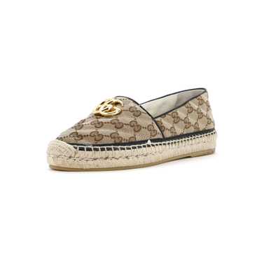 GUCCI Women's GG Marmont Espadrilles Diagonal Quil