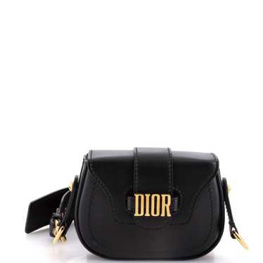 Christian Dior D-Fence Saddle Bag Leather Small