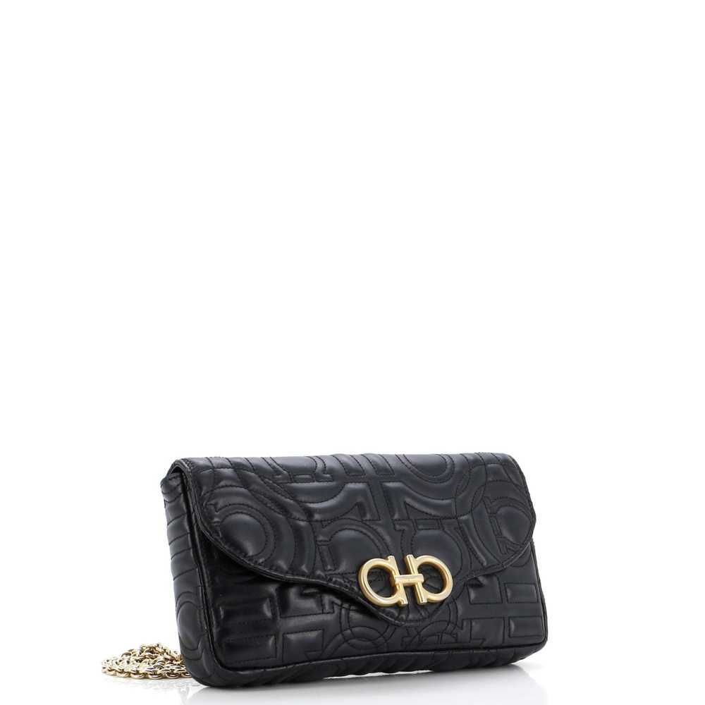 Salvatore Ferragamo Gancini Chain Wallet Gancini … - image 2