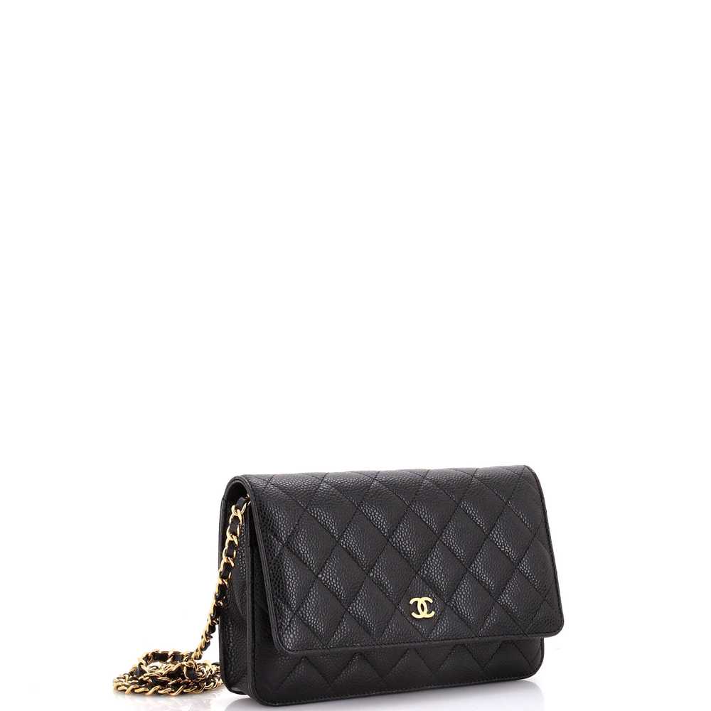 CHANEL Wallet on Chain Quilted Caviar - image 2