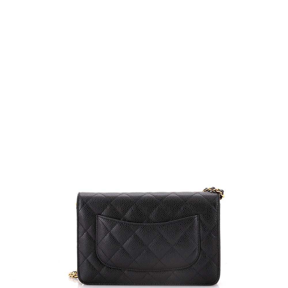 CHANEL Wallet on Chain Quilted Caviar - image 3