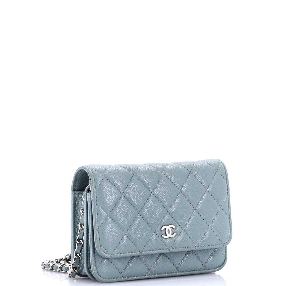 CHANEL Wallet on Chain Quilted Caviar Mini - image 3