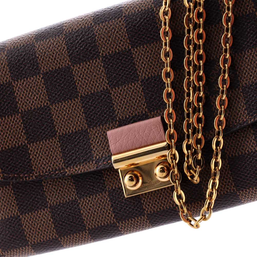 Louis Vuitton Croisette Chain Wallet Damier - image 6