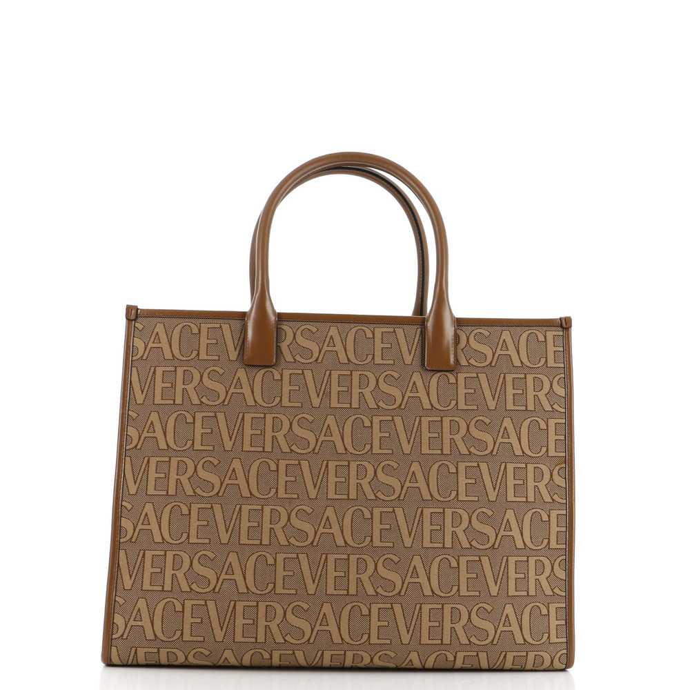 VERSACE Allover Medusa Tote Printed Jacquard Canv… - image 3