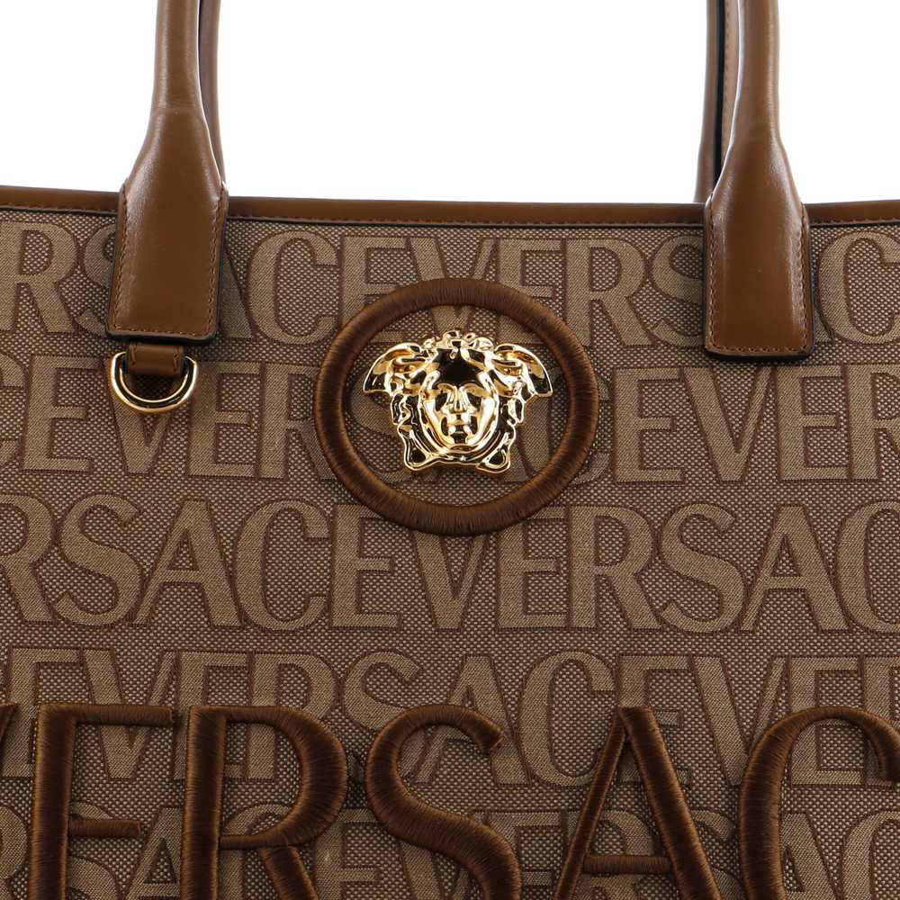 VERSACE Allover Medusa Tote Printed Jacquard Canv… - image 6