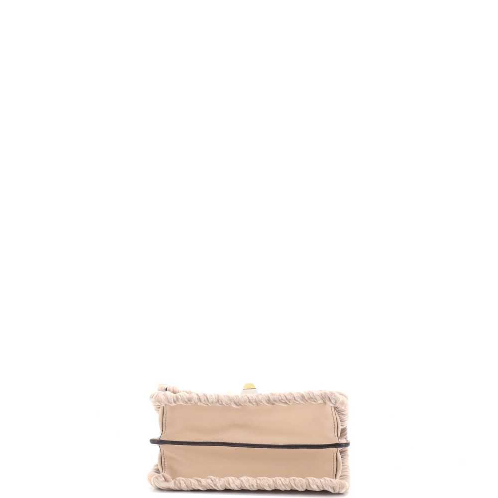 FENDI Kan I Bag Embellished Whipstitch Leather Sm… - image 4