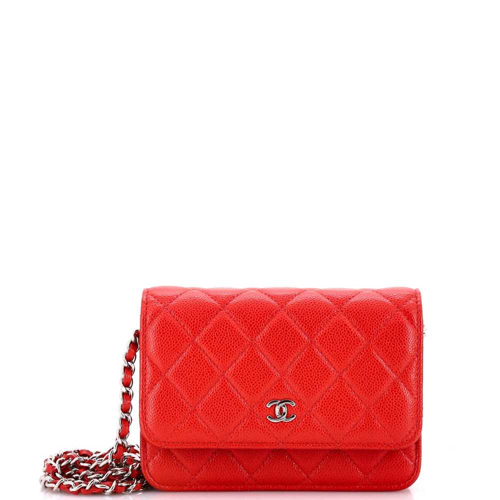 CHANEL Wallet on Chain Quilted Caviar Mini - image 1