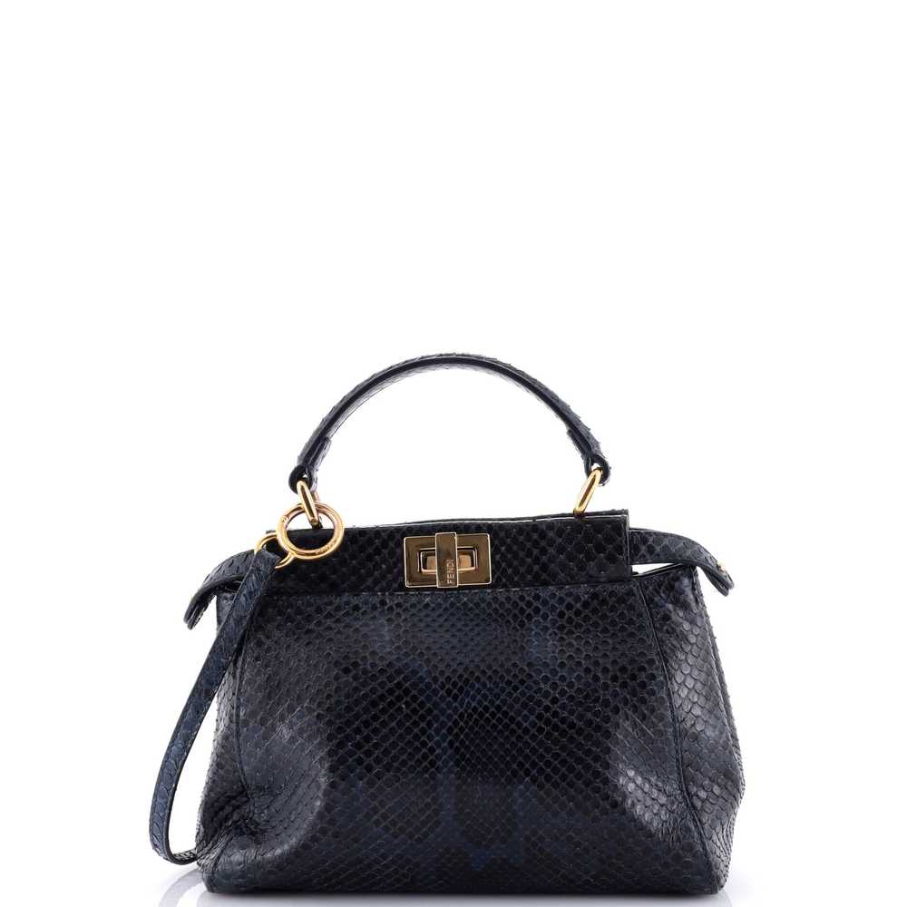 FENDI Peekaboo Bag Python Mini - image 1