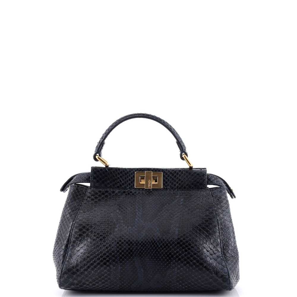 FENDI Peekaboo Bag Python Mini - image 3