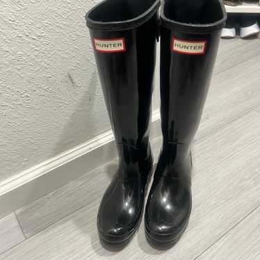 Hunter tall rain boots