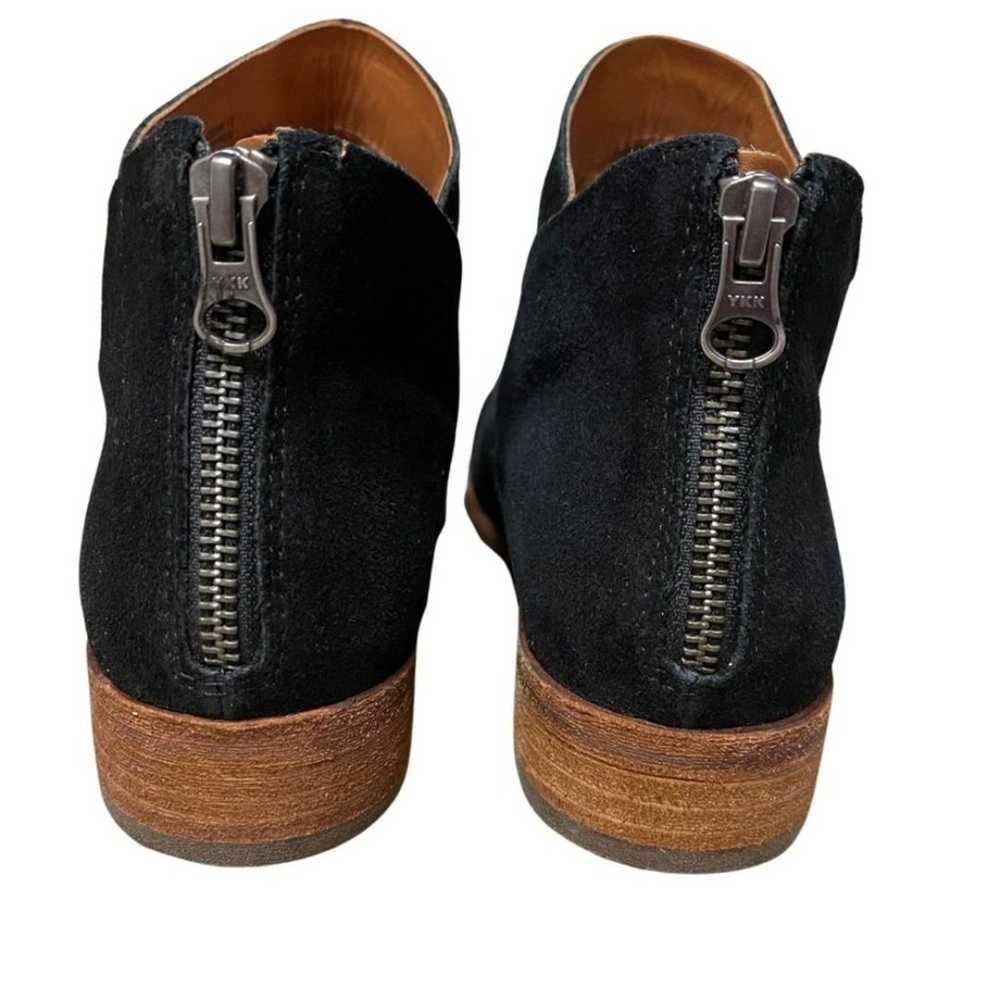 Kork Ease Ryder Black Suede Leather Booties Size … - image 5