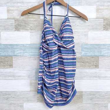 Other Liz Lange Maternity Striped Tankini Swim To… - image 1