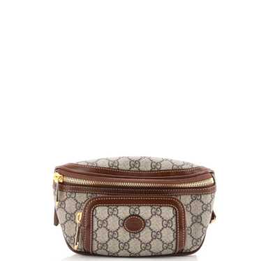 GUCCI Interlocking G Patch Belt Bag GG Coated Canv