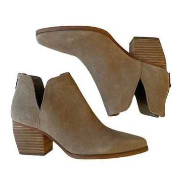 Vince Camuto Taupe Suede Ankle Bootie 8.5