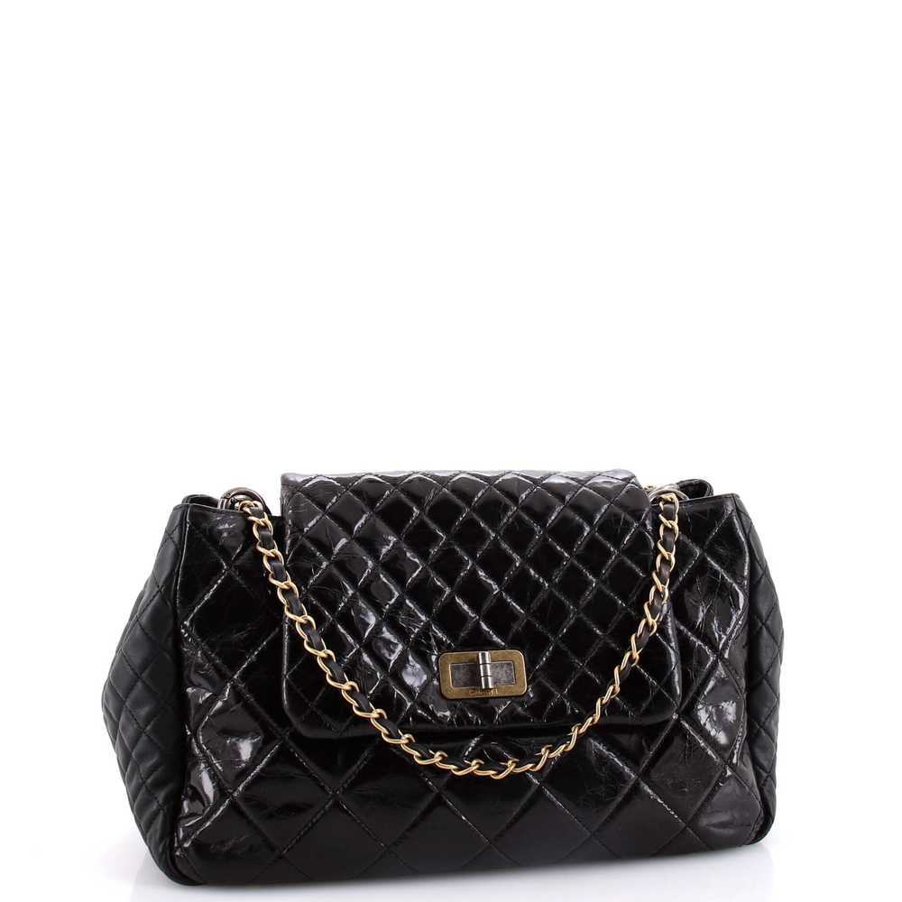 CHANEL Accordion Reissue Flap Bag Quilted Glazed … - image 2