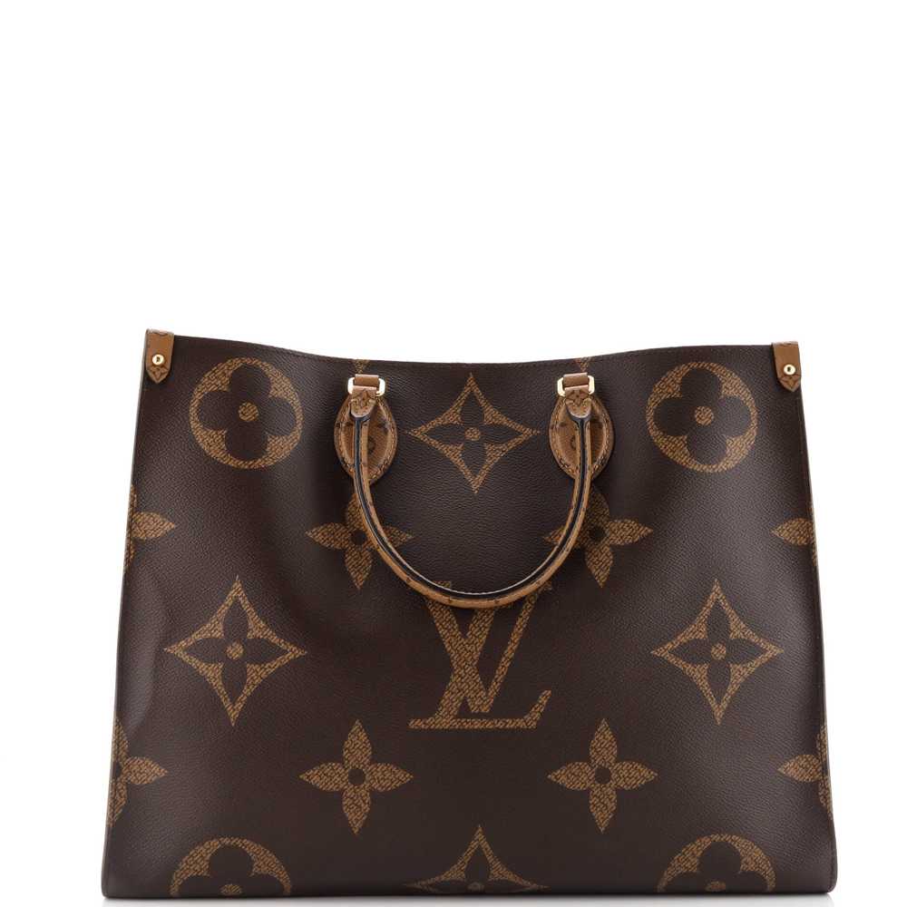 Louis Vuitton OnTheGo Tote Reverse Monogram Giant… - image 1