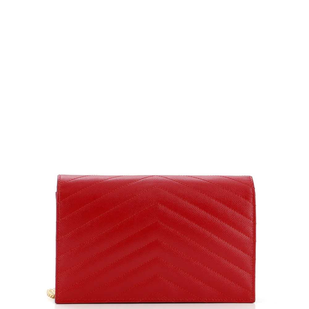 Saint Laurent Classic Monogram Wallet on Chain Ma… - image 3