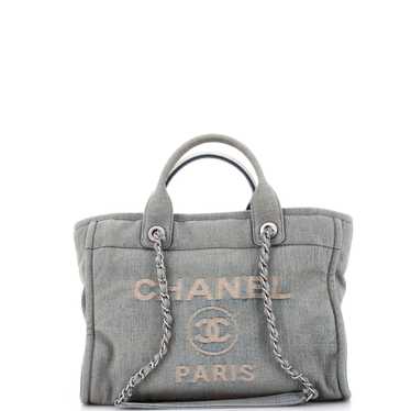 CHANEL Deauville NM Tote Denim Small