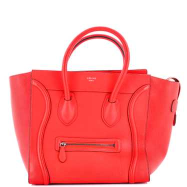 CELINE Luggage Bag Grainy Leather Mini