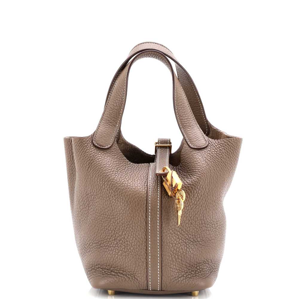 Hermes Picotin Lock Bag Clemence PM - image 1