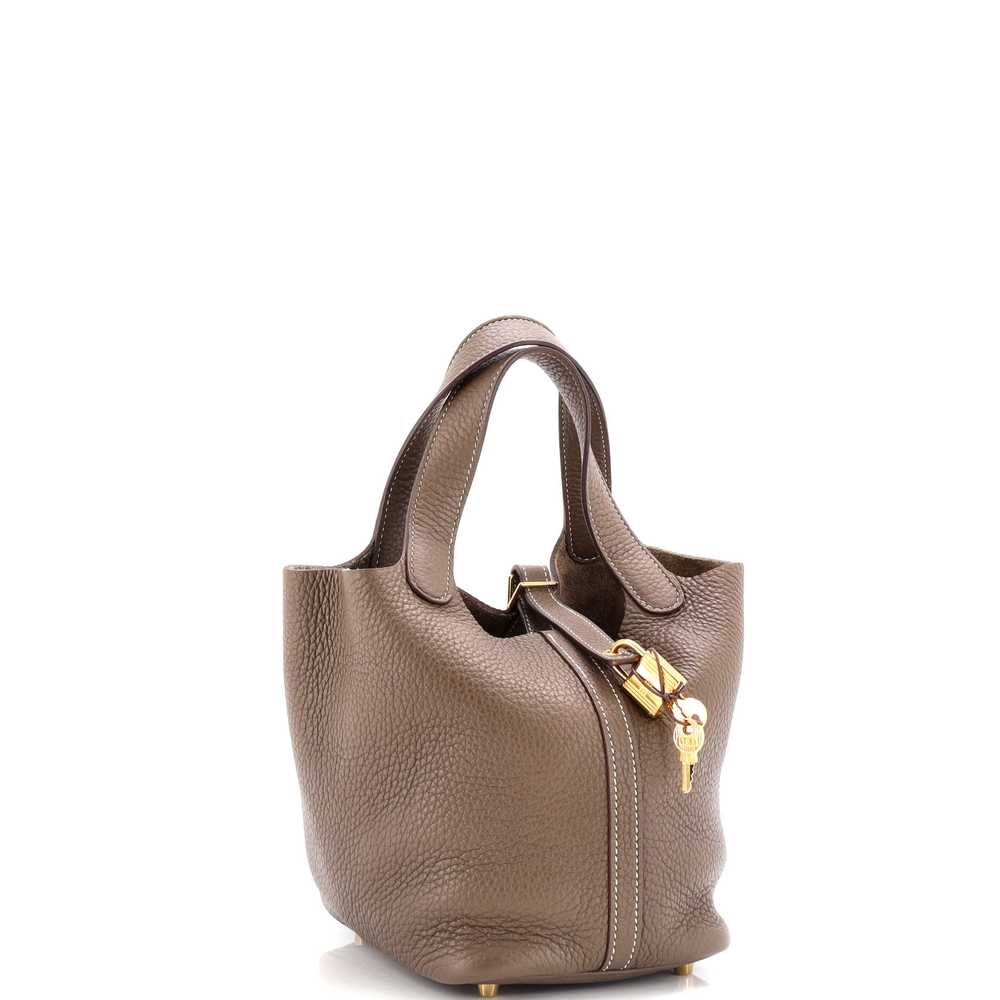 Hermes Picotin Lock Bag Clemence PM - image 2