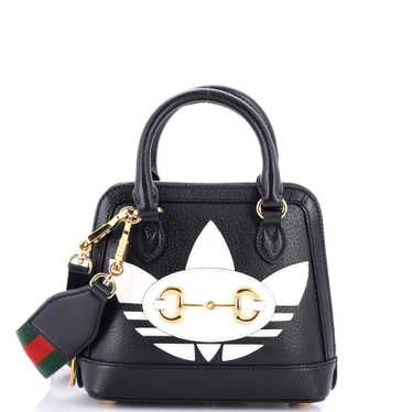 GUCCI x Adidas Horsebit 1955 Top Handle Bag Leathe