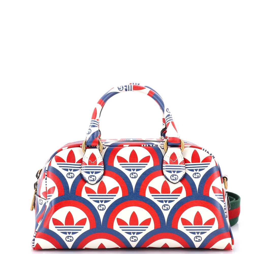 GUCCI x adidas Duffle Bag Printed Leather Mini - image 1