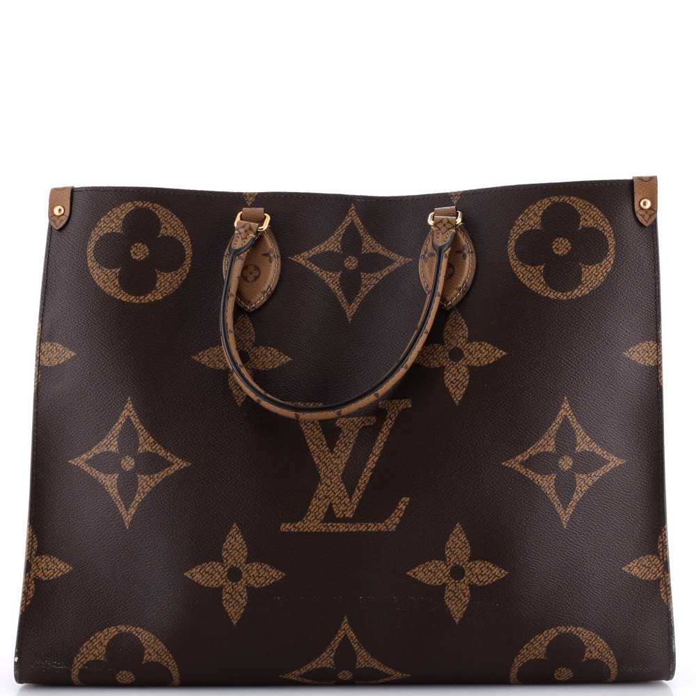 Louis Vuitton OnTheGo Tote Reverse Monogram Giant… - image 1