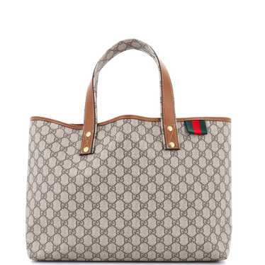 GUCCI Web Loop Tote GG Coated Canvas Medium