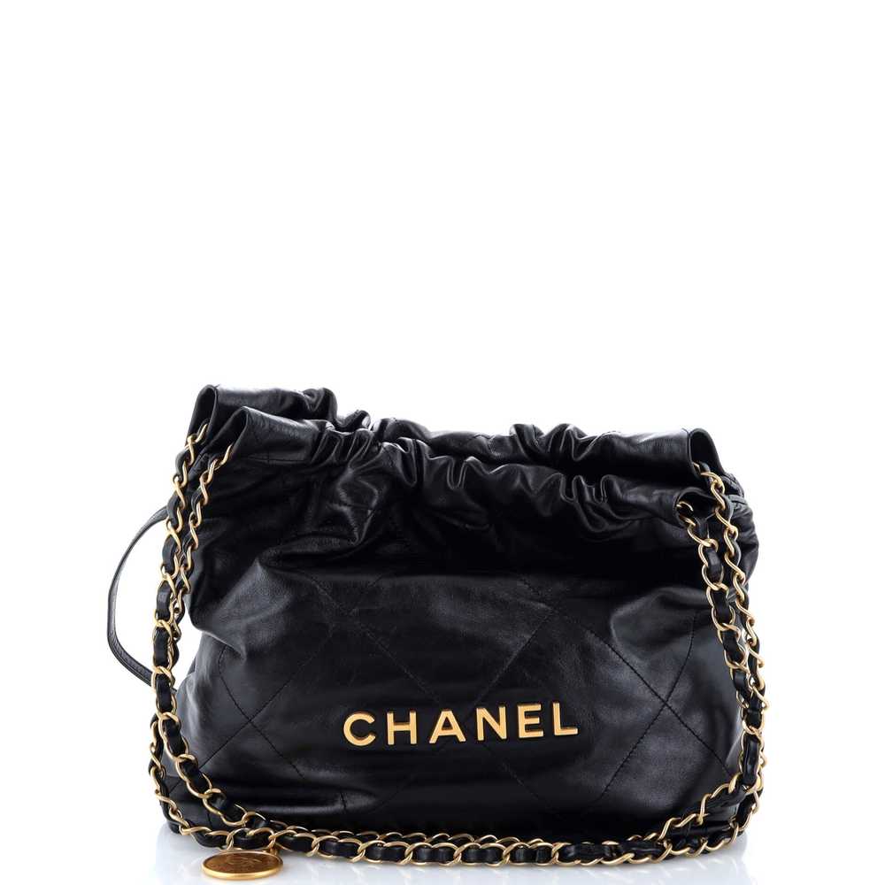 CHANEL 22 Chain Hobo Quilted Calfskin Small - image 1