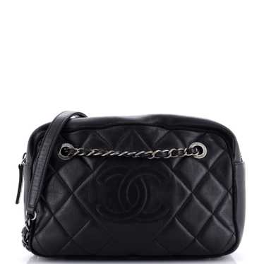 CHANEL Ballerine Camera Case Bag Quilted Calfskin 