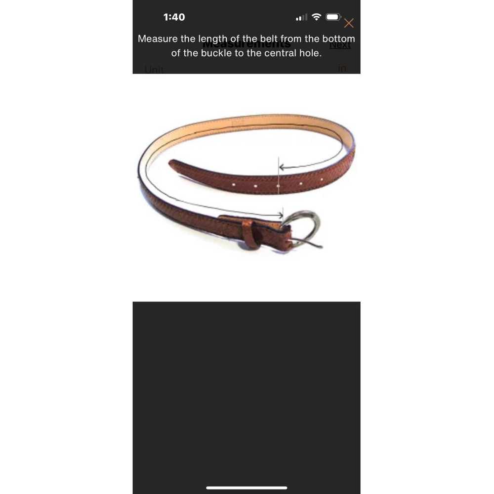 Gucci Gg Buckle leather belt - image 11