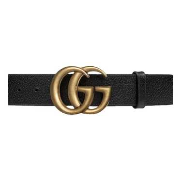 Gucci Gg Buckle leather belt - image 1