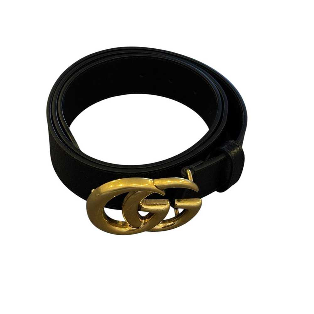 Gucci Gg Buckle leather belt - image 4