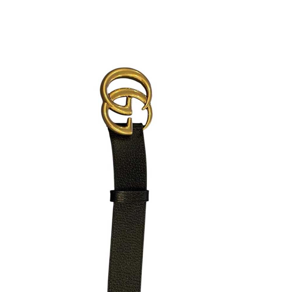 Gucci Gg Buckle leather belt - image 6