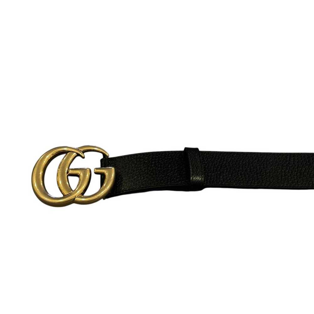 Gucci Gg Buckle leather belt - image 7