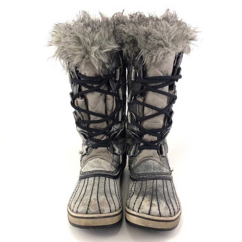 Sorel Tofino Gray Waxed Canvas Waterproof Winter … - image 4