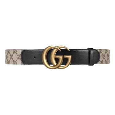 Gucci GG Buckle leather belt