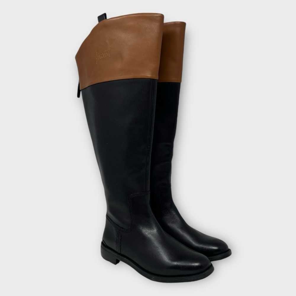 Franco Sarto Meyer 2 Leather Knee High Riding Boo… - image 6