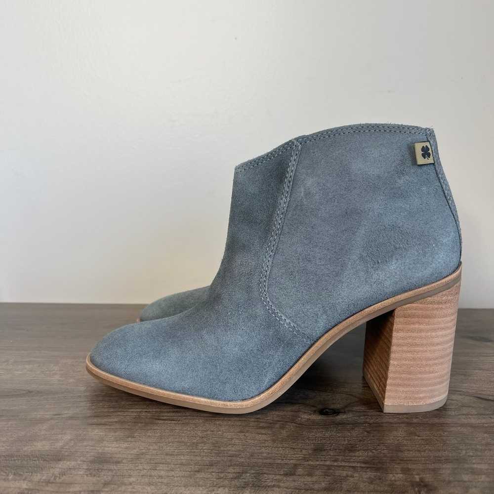 Lucky Brand Pellyon Suede Grey Stacked Heel Women… - image 4