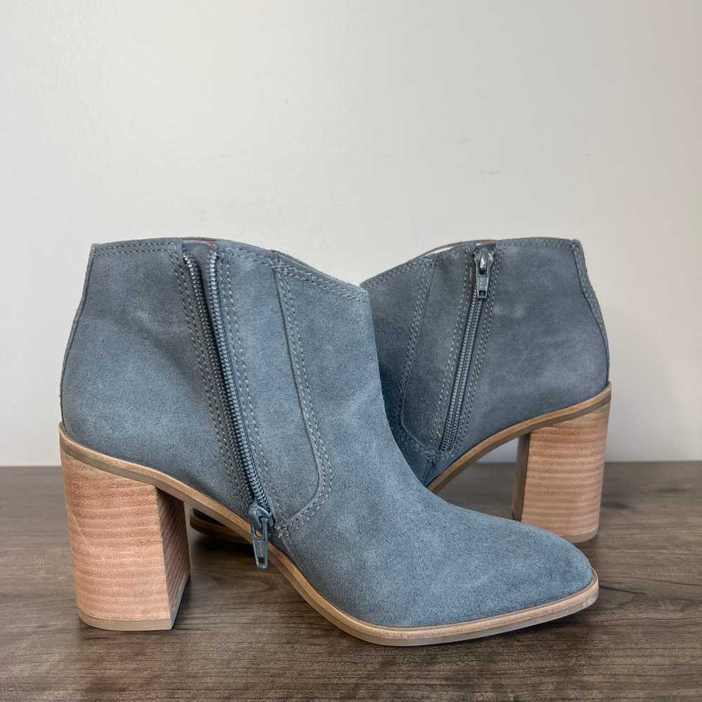 Lucky Brand Pellyon Suede Grey Stacked Heel Women… - image 6