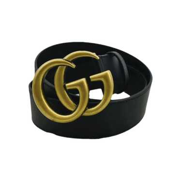 Gucci GG Buckle leather belt - image 1